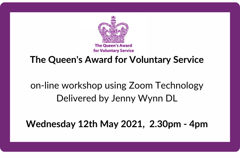 Queen's Award for Voluntary Service workshop