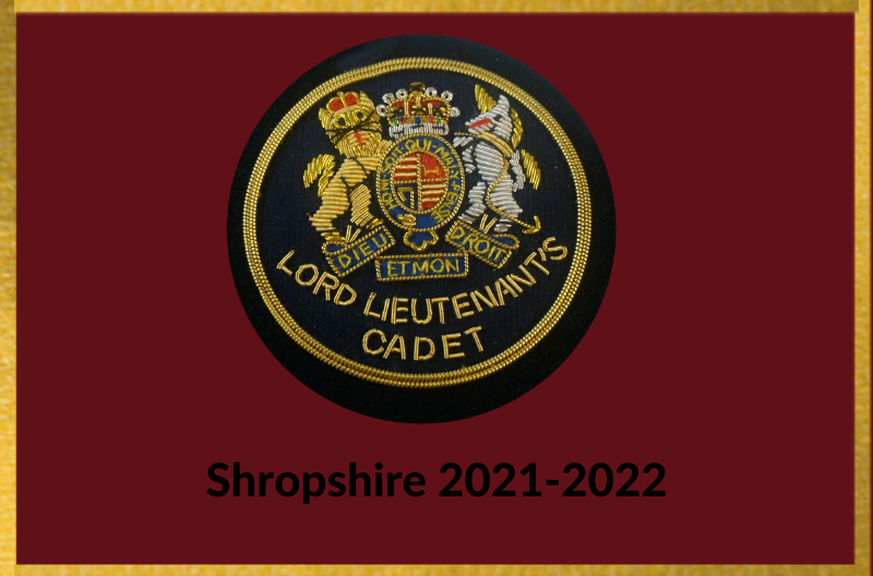 Lord-Lieutenant Cadet Ceremony Shropshire