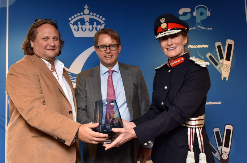Queen's Award for Enterprise presentation to Scanning Pens Ltd