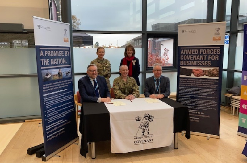 HM Lord-Lieutenant of Shropshire attends One Army, One NHS, One Community conference in Shrewsbury