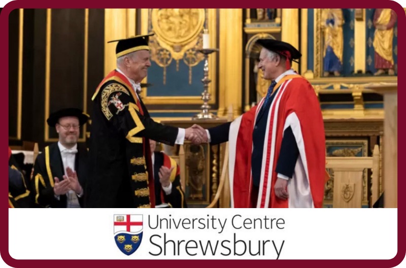 BBC Midlands Today presenter Nick Owen received honorary degree in Shrewsbury