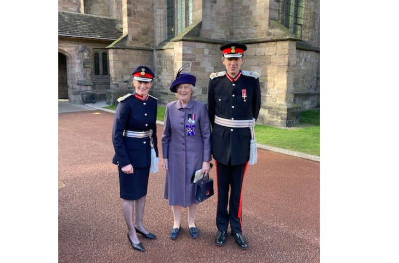 Lord-Lieutenant of Shropshire, Anna Turner, retired Lord-Lieutenant of Herefordshire, Lady Darnley and Lord-Lieutenant of Herefordshire, Edward Harley