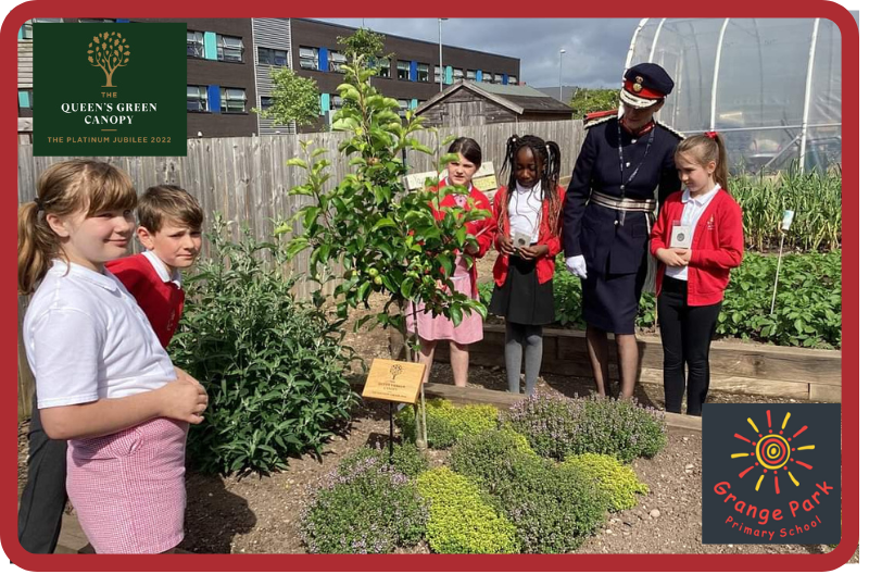 Lord-Lieutenant of Shropshire visits Grange Park Primary School