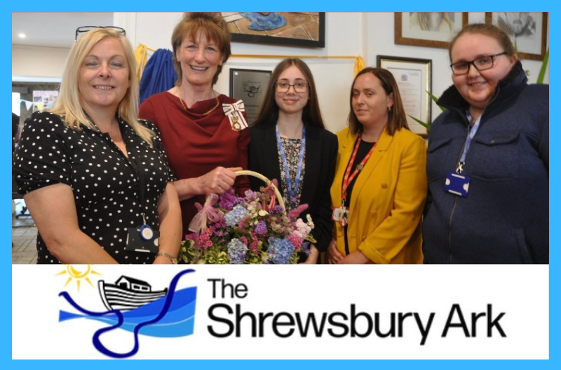 Lord-Lieutenant of Shropshire opens the new premises for Shrewsbury Ark