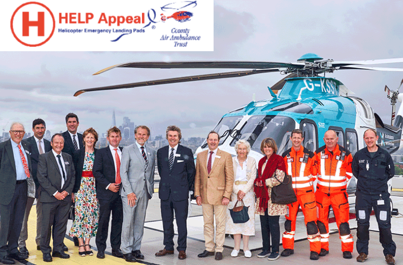 HELP Appeal visits King’s College Hospital helipad