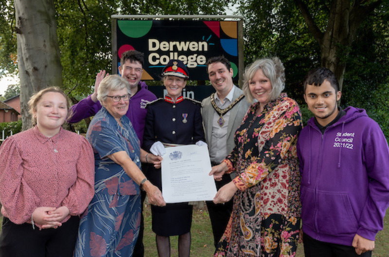 Derwen College Queen's Award for Enterprise presentation