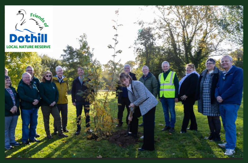 Friends of Dothill, QGC Tree of Trees planting, Shropshire