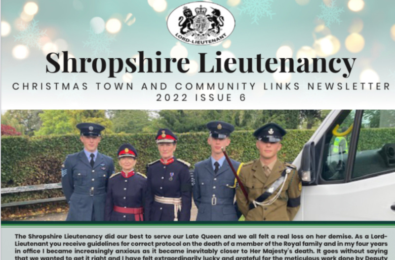 Shropshire Lieutenancy Town links Newsletter No 6