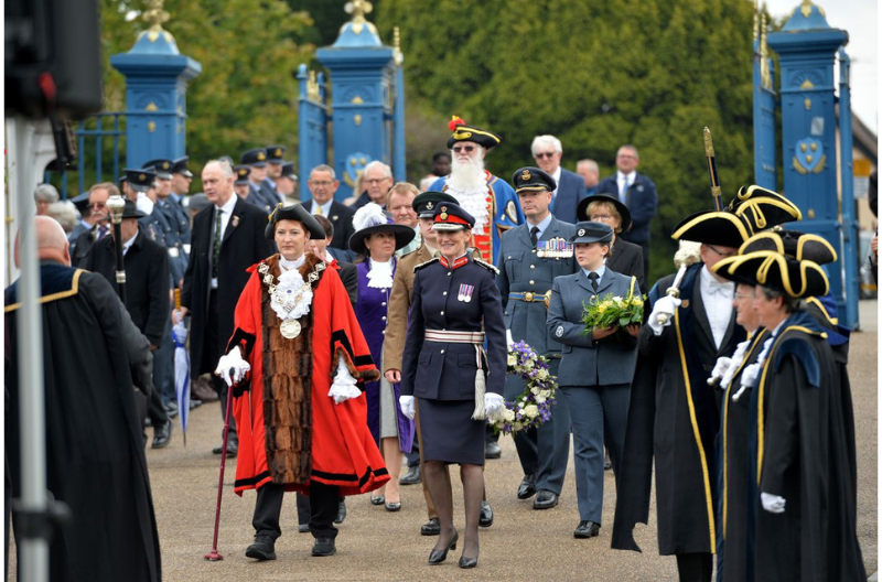 RAF takes to the streets of Shrewsbury for Freedom Parade