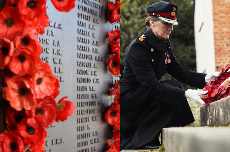 The Lord-Lieutenant of Shropshire, Anna Turner JP, Remembrance Day 2023