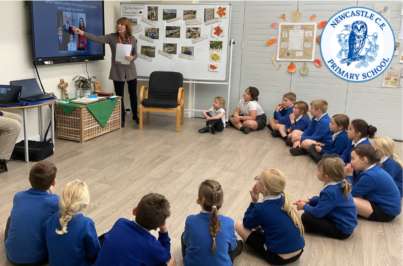 Shropshire Lieutenancy presentation to Newcastle C.E Primary School