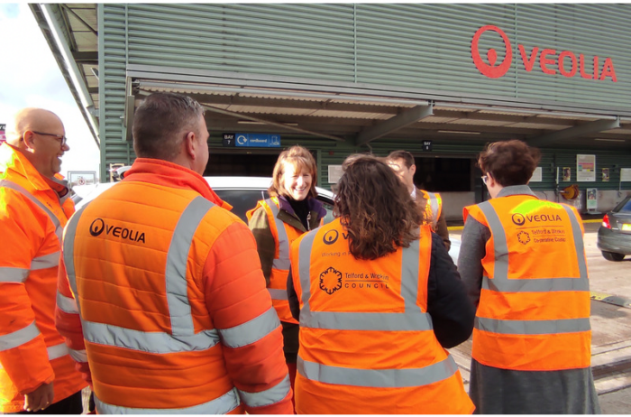 The LordLieutenant of Shropshire visits Veolia LordLieutenant of