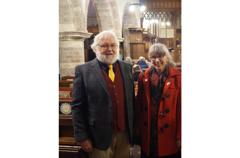 Shropshire Lieutenancy Together at Christmas Carol Service at St George's Clun