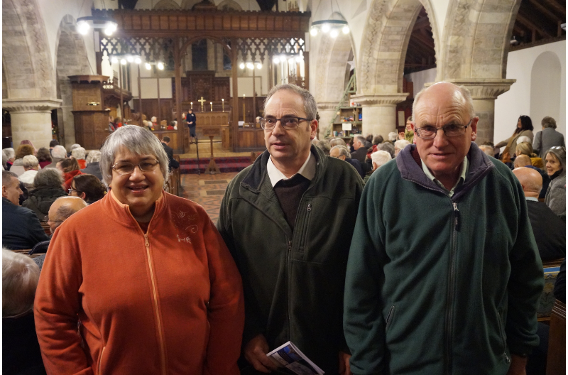 Shropshire Lieutenancy Together at Christmas Carol Service at St George's Clun