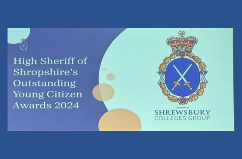 High Sheriff of Shropshire's Outstanding Young Citizen Awards 2024