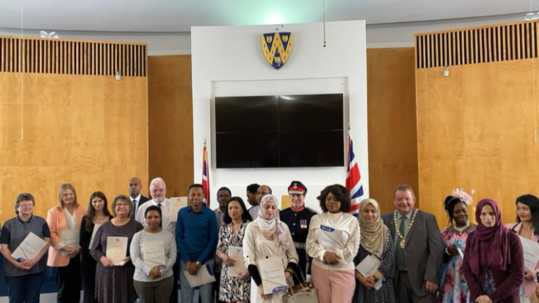 New British Citizens Welcomed - Shropshire
