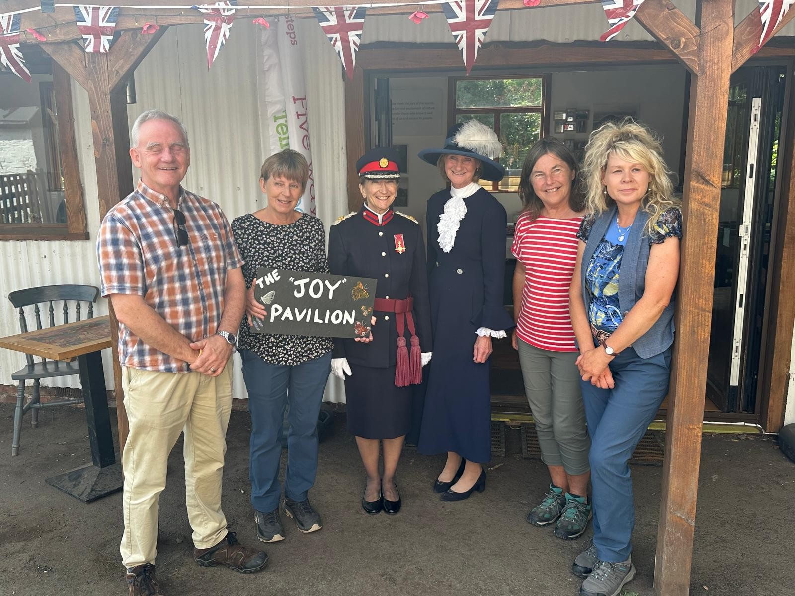 Vice Lord-Lieutenant opens Joy Pavilion on the Wrekin