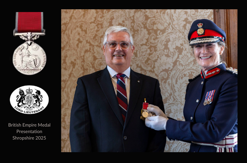 British Empire Medal Presentation, Shropshire 2025
