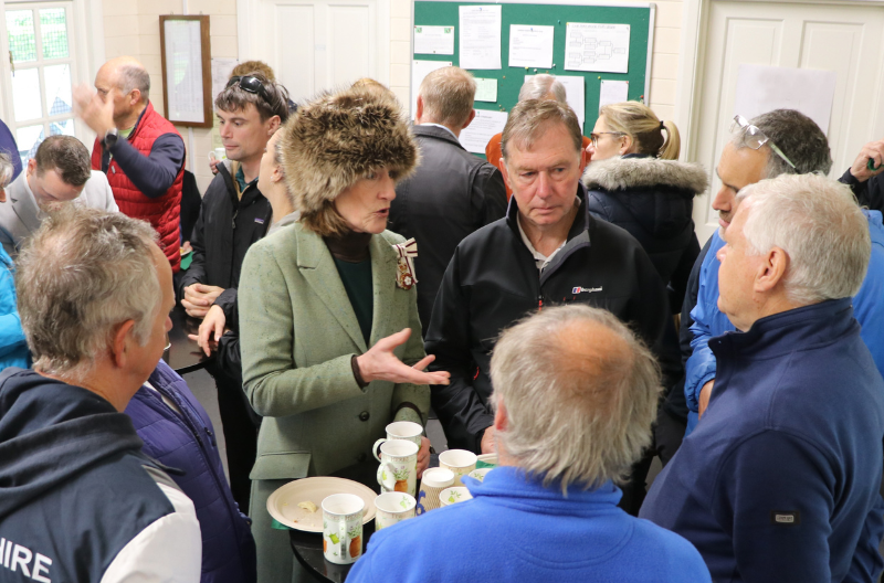Lord Lieutenant of Shropshire opens Church Stretton newly refurbished tennis courts