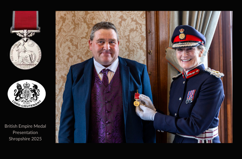 British Empire Medal Presentation, Shropshire 2025