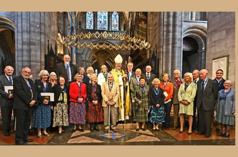 Diocese honours twenty-seven faithful parishioners with Order of St Ethelbert medal