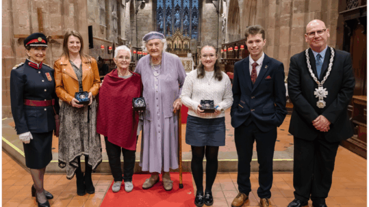 Shifnal Individuals and businesses are honoured with community awards