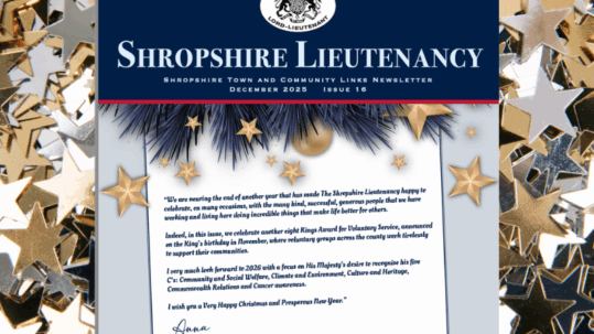 Shropshire Town and Community Links Newsletter December 2025 issue 16