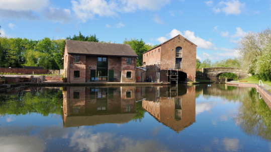 Duke of Gloucester visits Wappenshall Wharf, Shropshire