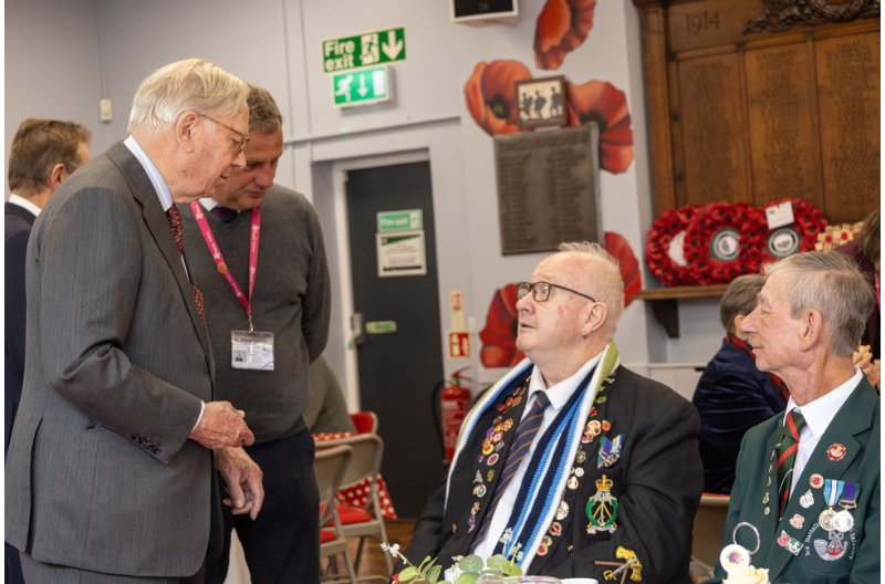 Duke of Gloucester visitsThe Christopher Turley Armed Forces Community Hub