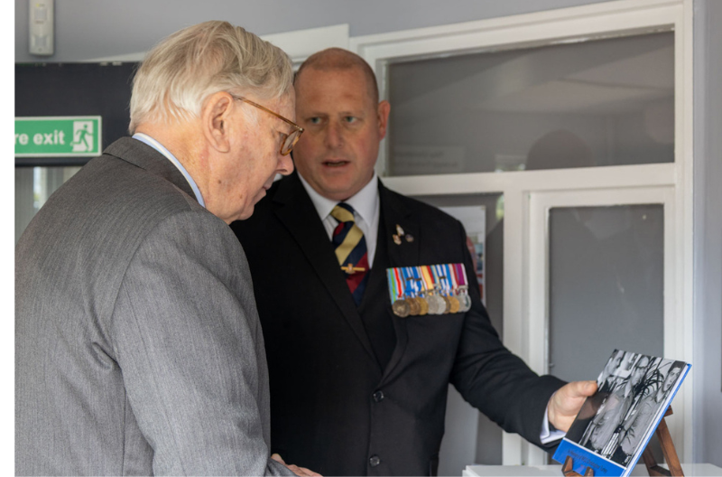 Duke of Gloucester visitsThe Christopher Turley Armed Forces Community Hub