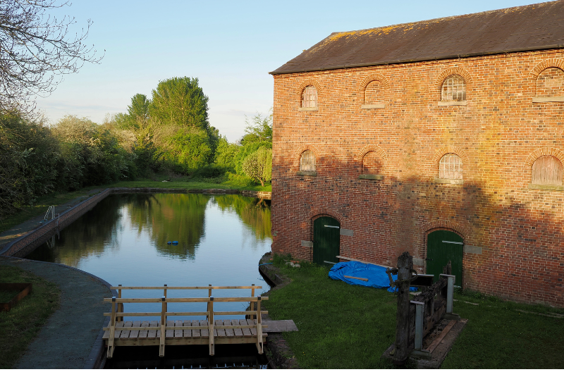 Duke of Gloucester visits Wappenshall Wharf, Shropshire