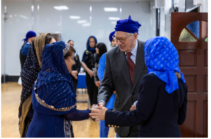 Duke Hadley Guru Nanak Gurdwara Gloucester visits