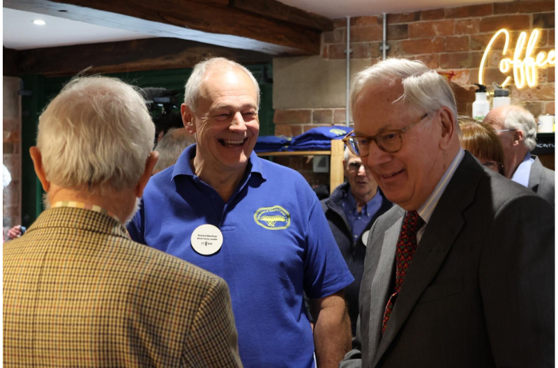 Duke of Gloucester visits Wappenshall Wharf, Shropshire