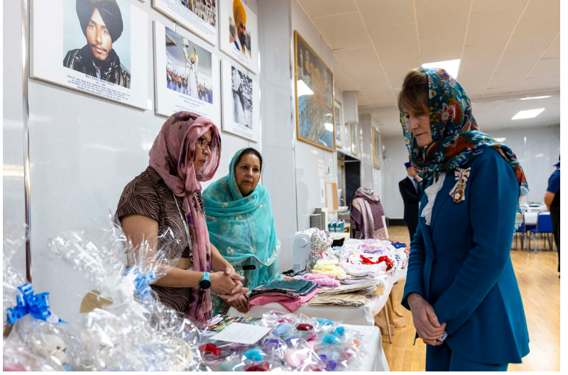 Duke Hadley Guru Nanak Gurdwara Gloucester visits