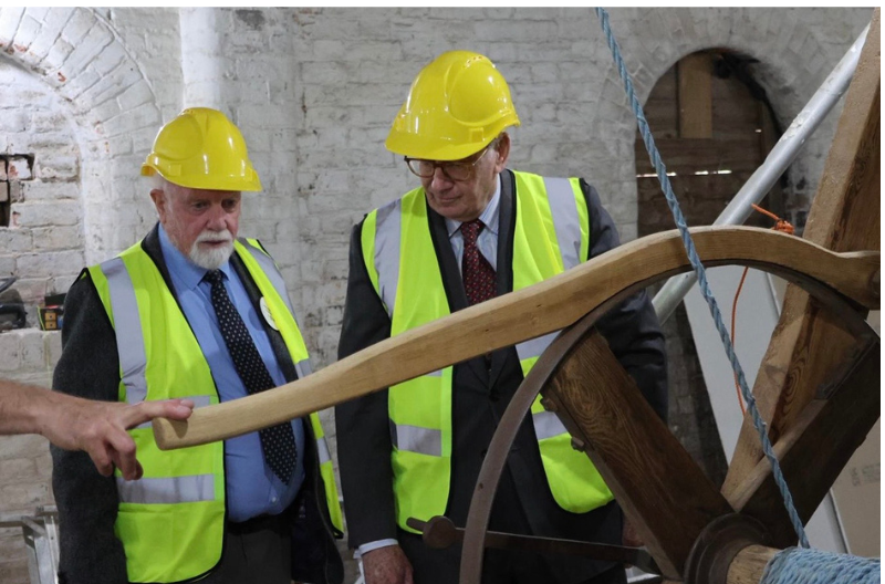 Duke of Gloucester visits Wappenshall Wharf, Shropshire