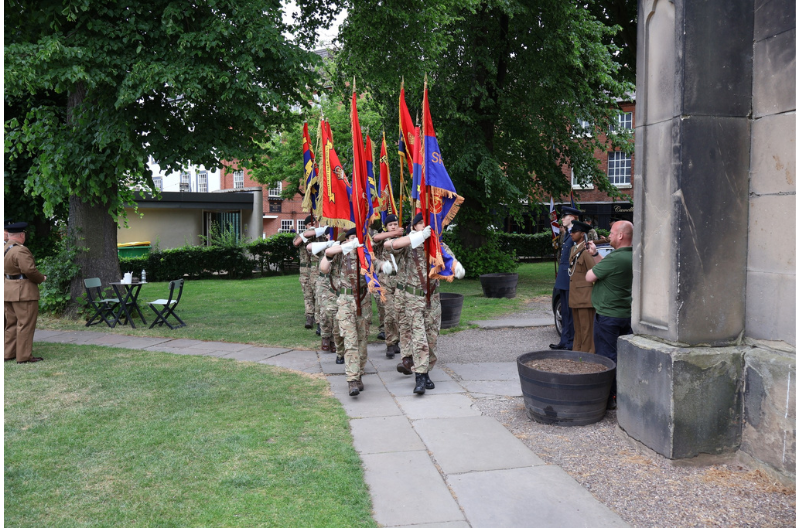 Shropshire Army Cadet Force Banner Parade