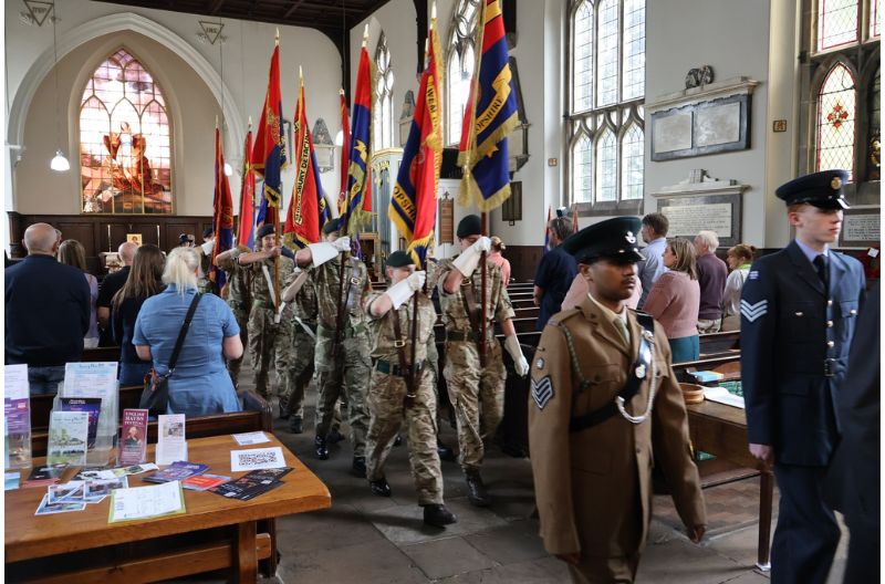 Shropshire Army Cadet Force Banner Parade