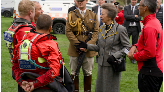 Her Royal Highness The Princess Royal visits West Mercia Search and Rescue, Shropshire