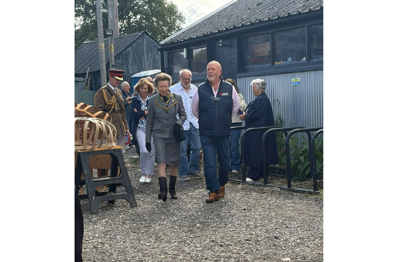 Her Royal Highness The Princess Royal visits Men's Shed, Shropshire