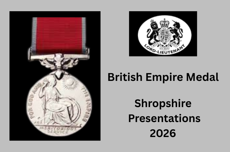 Shropshire British Medal recipients 2026