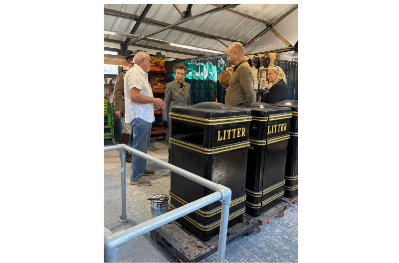 Her Royal Highness The Princess Royal visits Men's Shed, Shropshire