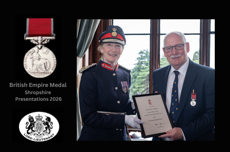 Shropshire British Medal recipients 2026
